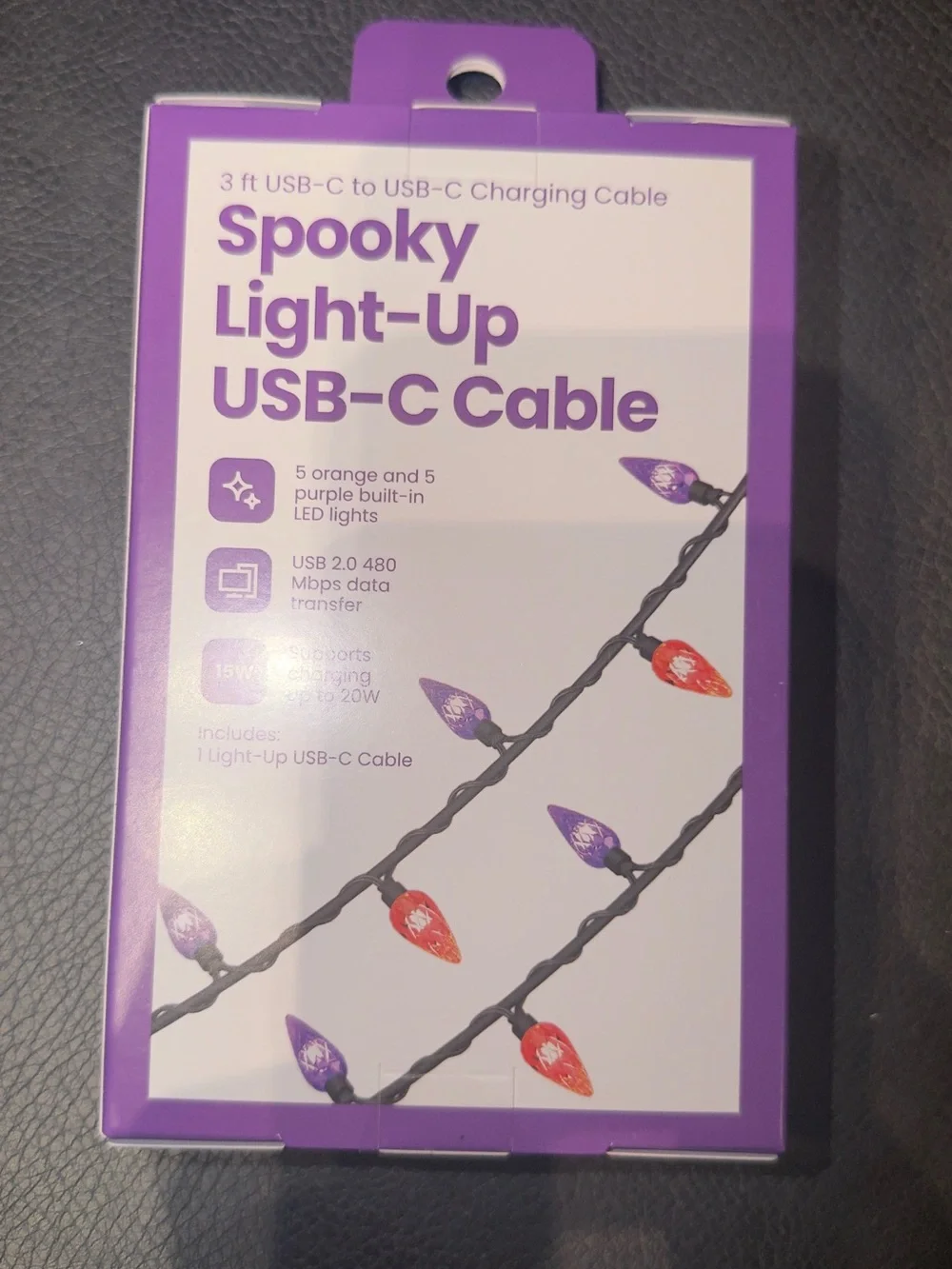 Target Spooky Light-Up USB-C Cable
